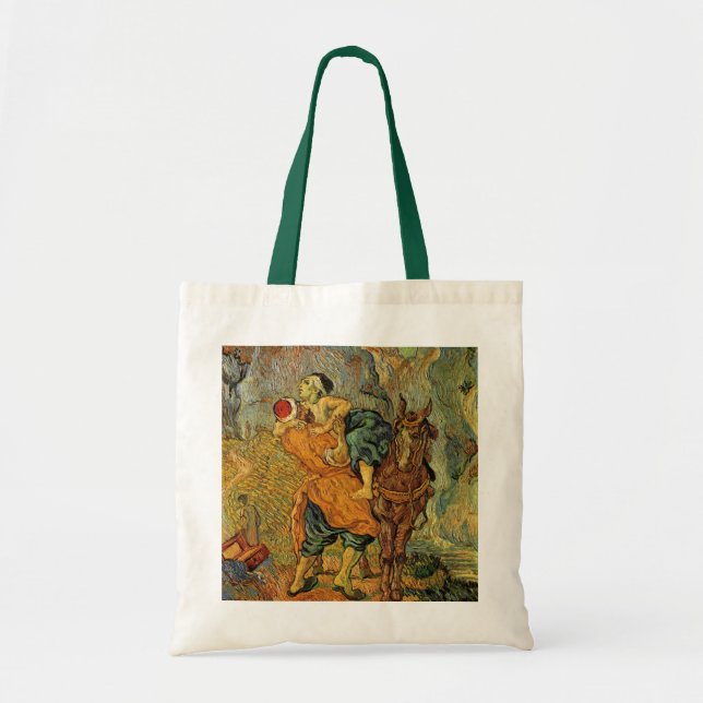 The Good Samaritan by Vincent van Gogh Tote Bag (Front)