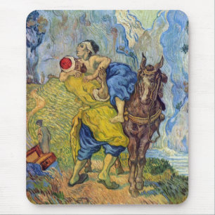 The Good Samaritan by Vincent Willem van Gogh Mouse Pad