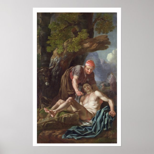 The Good Samaritan, c.1751-52 (oil on canvas) Poster (Front)