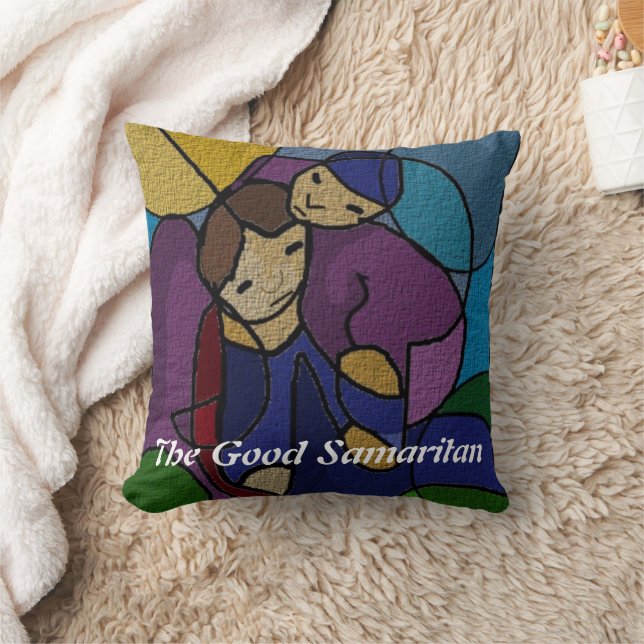 The Good Samaritan:  Cushion (Blanket)