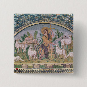 The Good Shepherd 15 Cm Square Badge