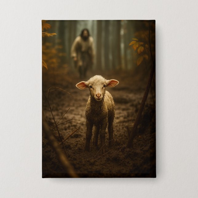 The Good Shepherd and the Lost Lamb – Jesus & Lamb (Front)