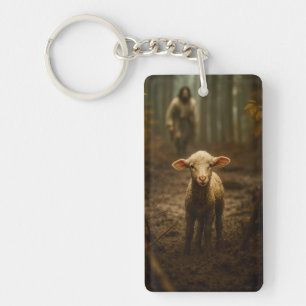 The Good Shepherd and the Lost Lamb – Jesus & Lamb Key Ring