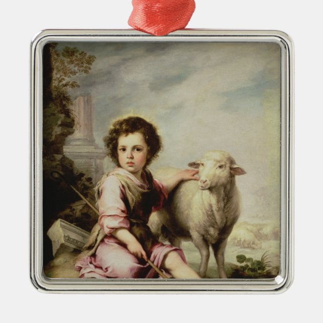 The Good Shepherd, c.1650 Metal Ornament (Front)