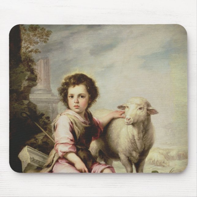 The Good Shepherd, c.1650 Mouse Pad (Front)