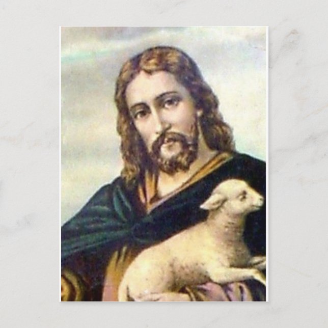 THE GOOD SHEPHERD c. 1900 Postcard (Front)