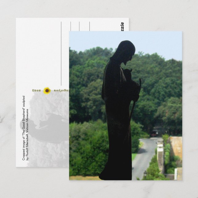 The Good Shepherd (colour) - postcard (Front/Back)