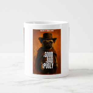 The Good the Bad & the Pugly Movie Parody Large Coffee Mug