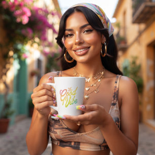 The Good Vibe Latte Mug