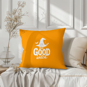 The Good Witch Matching Halloween Design Cushion