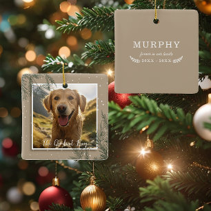 The Goodest Boy (Girl)   Photo Pet Memorial Ceramic Ornament
