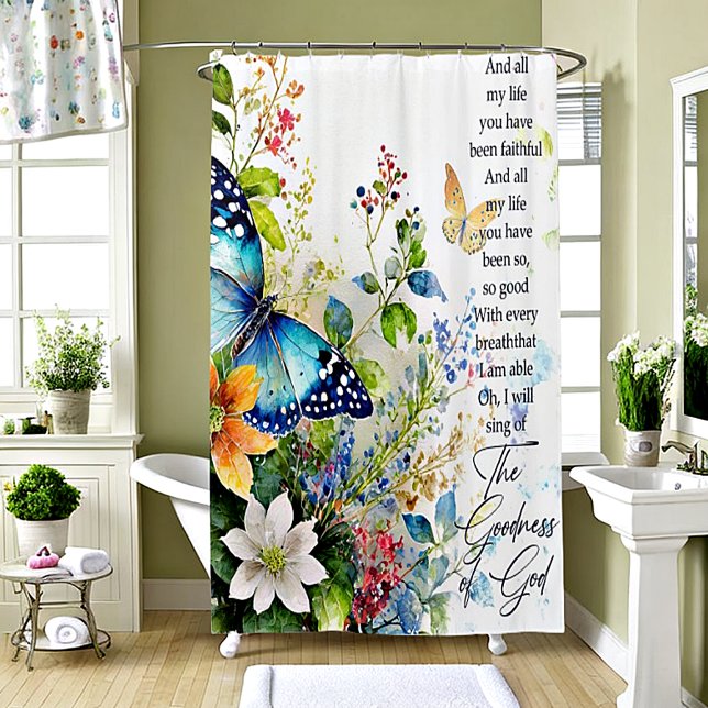 The goodness of God Shower Curtain (Creator Uploaded)