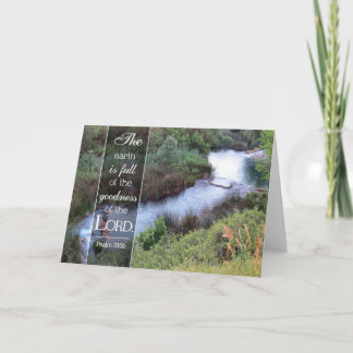 The Goodness of the Lord - Scripture Card