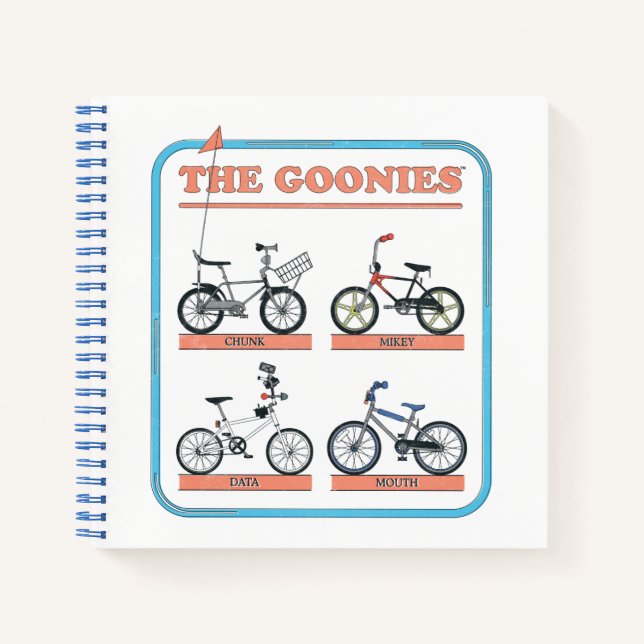 The Goonies Bicycle Chart Notebook (Front)