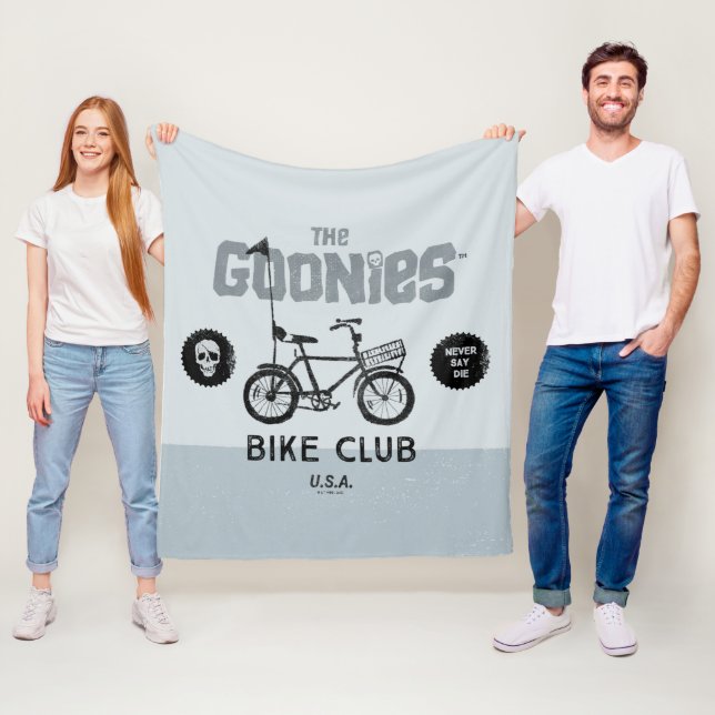 The Goonies Bike Club U.S.A. Fleece Blanket (In Situ)
