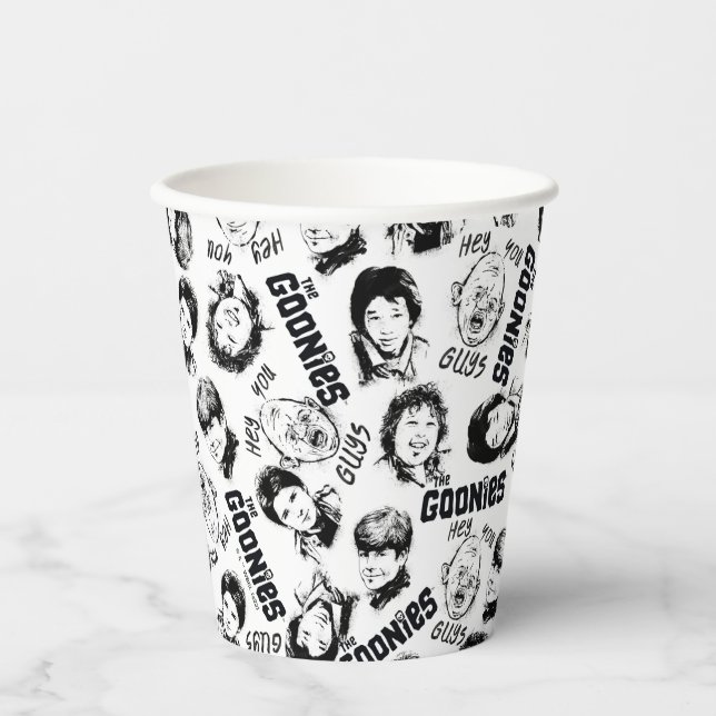 The Goonies Characters Pattern Paper Cups (Front)