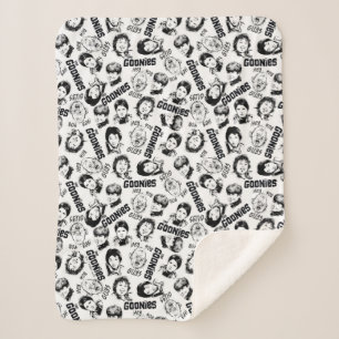 The Goonies Characters Pattern Sherpa Blanket