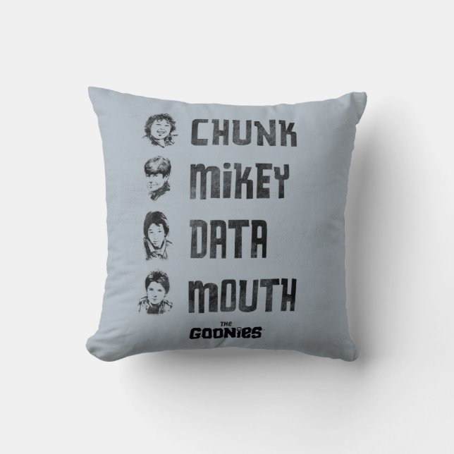 The Goonies | Chunk, Mikey, Data, Mouth Cushion (Front)