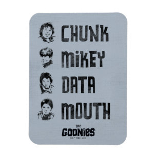The Goonies Chunk, Mikey, Data, Mouth Magnet