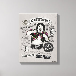 The Goonies Chunk Retro Collage Canvas Print