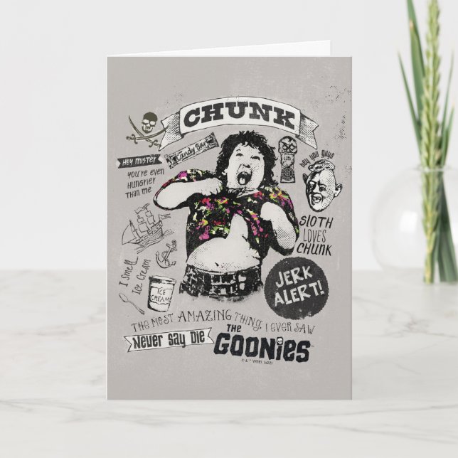 The Goonies Chunk Retro Collage Card (Front)