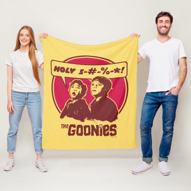 The Goonies Data Expletive Fleece Blanket (In Situ)