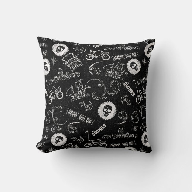 The Goonies Icons Pattern Cushion (Front)