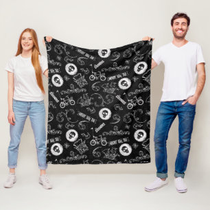 The Goonies Icons Pattern Fleece Blanket