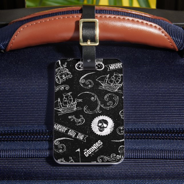 The Goonies Icons Pattern Luggage Tag (Front Insitu 2)