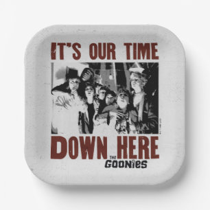 The Goonies "It's Our Time Down Here" Paper Plate