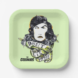 The Goonies Mama Fratelli "Don't Lie To Me" Paper Plate