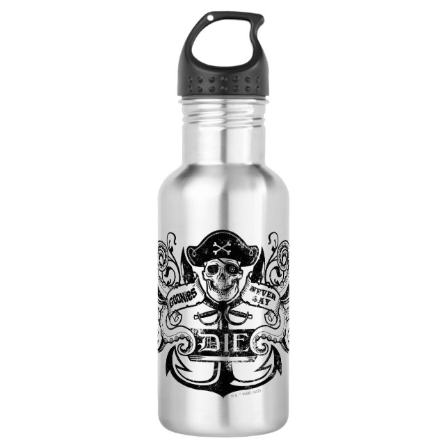 The Goonies "Never Say Die" Pirate Anchor Badge 532 Ml Water Bottle (Front)