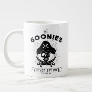 The Goonies "Never Say Die" Pirate Badge Large Coffee Mug