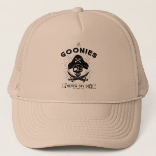 The Goonies "Never Say Die" Pirate Badge Trucker Hat