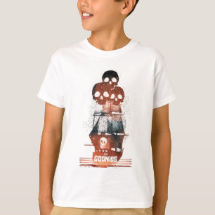The Goonies Pirate Ship Silhouette Graphic T-Shirt