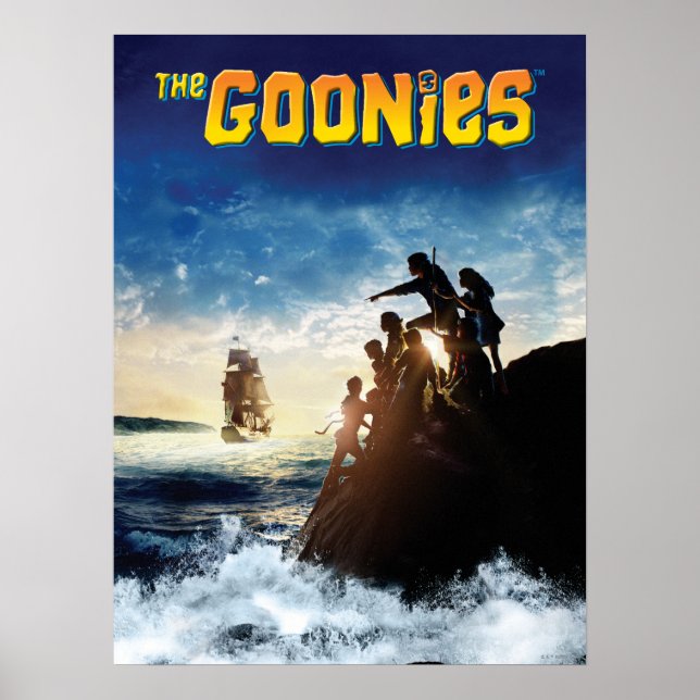The Goonies Pirate Ship Theatrical Art Poster (Front)