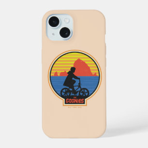 The Goonies Retro Mikey Riding Bike Graphic iPhone 15 Case