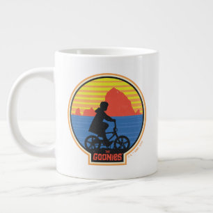 The Goonies Retro Mikey Riding Bike Graphic Large Coffee Mug