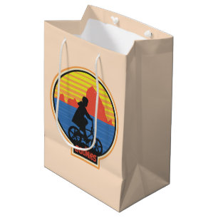 The Goonies Retro Mikey Riding Bike Graphic Medium Gift Bag