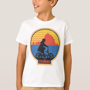 The Goonies Retro Mikey Riding Bike Graphic T-Shirt