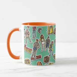The Goonies Retro Sticker Pattern Mug
