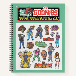 The Goonies Retro Sticker Sheet Graphic Notebook