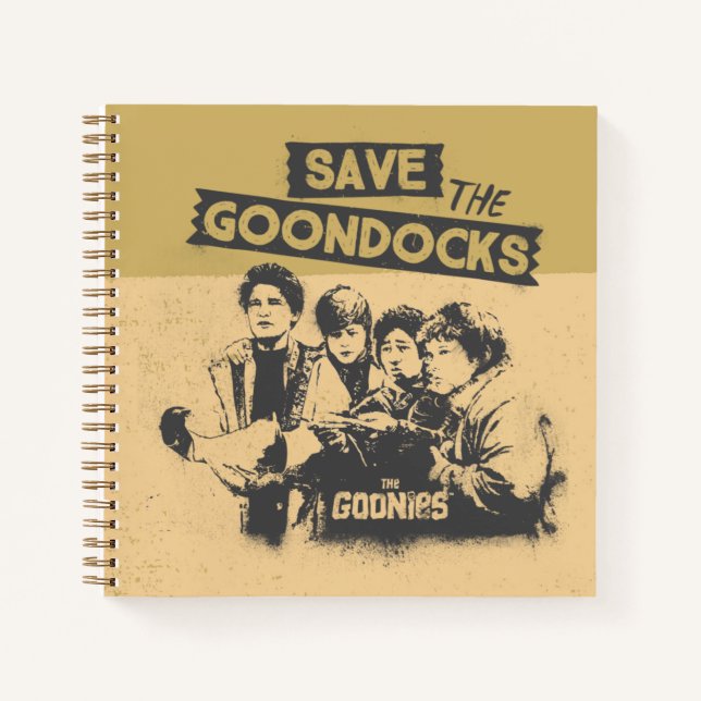The Goonies "Save The Goon Docks" Notebook (Front)
