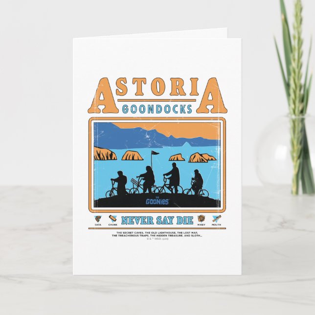 The Goonies Silhouettes Over Astoria Goondocks Card (Front)