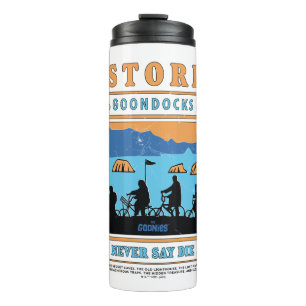 The Goonies Silhouettes Over Astoria Goondocks Thermal Tumbler