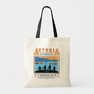 The Goonies Silhouettes Over Astoria Goondocks Tote Bag