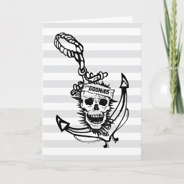 The Goonies Skull & Anchor Graphic Card (Front)