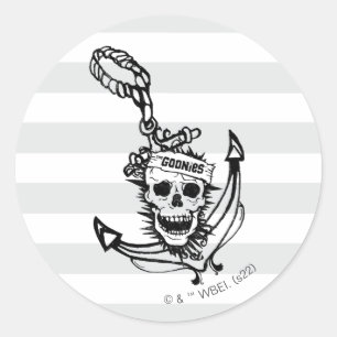 The Goonies Skull & Anchor Graphic Classic Round Sticker