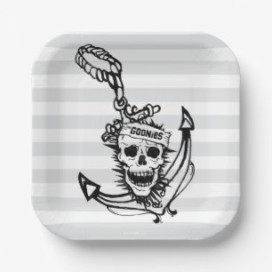 The Goonies Skull & Anchor Graphic Paper Plate