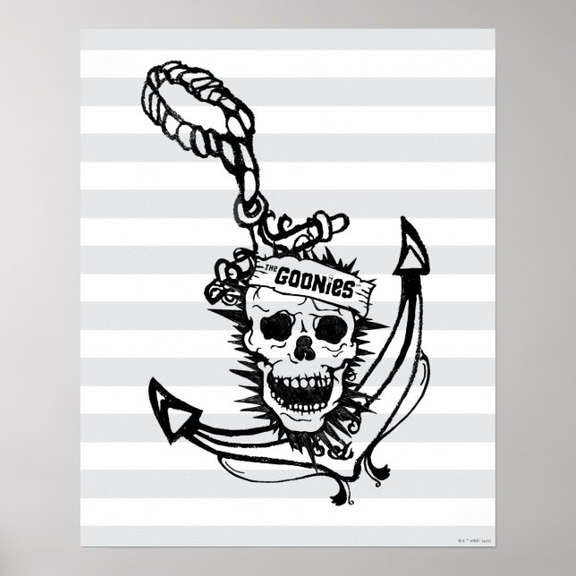 The Goonies Skull & Anchor Graphic Poster (Front)